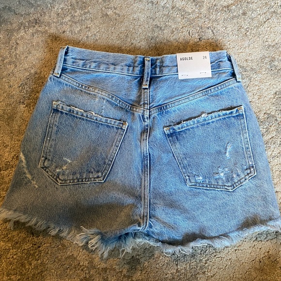 Agolde Jaden high rise short in swapmeet - Picture 2 of 3